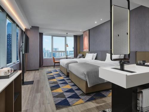 Ningbo Wanda Moments Hotel in Jiangdong Negyed Ningbo Wanda Moments Hotel in Jiangdong Negyed