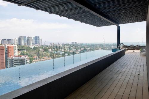 Swimming pool, SANTA FE Red Beautiful Apartment! in Cuajimalpa Swimming pool, SANTA FE Red Beautiful Apartment! in Cuajimalpa