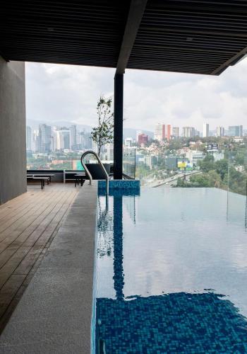 Swimming pool, SANTA FE Red Beautiful Apartment! in Cuajimalpa Swimming pool, SANTA FE Red Beautiful Apartment! in Cuajimalpa