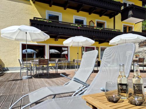 balkon/terras, Alpenpension Gastein in Badbruck balkon/terras, Alpenpension Gastein in Badbruck