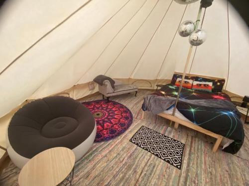 Disco tent secret garden glamping in Long Bennington Disco tent secret garden glamping in Long Bennington