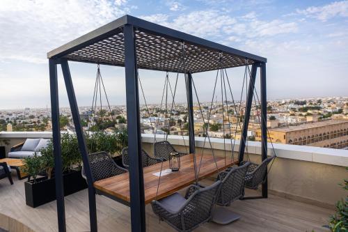 Μπαλκόνι/βεράντα, FASQ Hotel in Nouakchott Μπαλκόνι/βεράντα, FASQ Hotel in Nouakchott