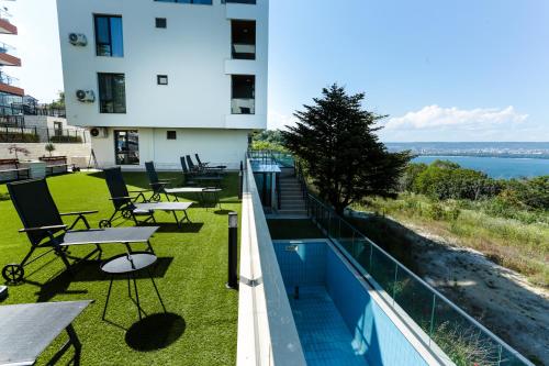 شرفة/ تراس, Saint George apartments in Zelenika شرفة/ تراس, Saint George apartments in Zelenika