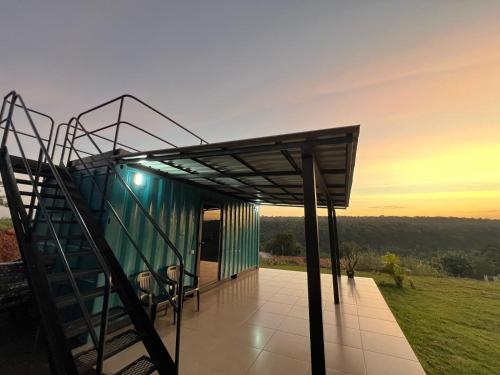 Terraza/balcón, Container Home Py in Presidente Franco Terraza/balcón, Container Home Py in Presidente Franco