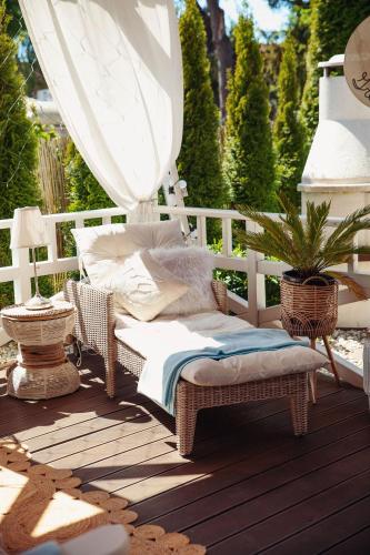 Erkély/terasz, Villa Miod Malina in Wiselka Erkély/terasz, Villa Miod Malina in Wiselka