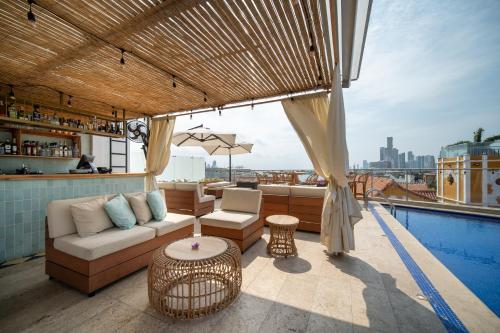 Balcony/terrace, Sophia Hotel in City Center Balcony/terrace, Sophia Hotel in City Center