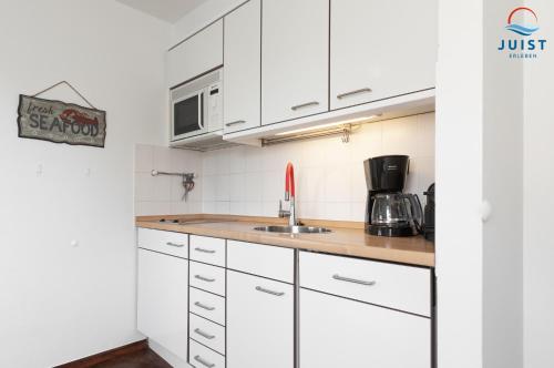مطبخ, Haus Inselresidenz Strandburg Wohnung S305 in جوست مطبخ, Haus Inselresidenz Strandburg Wohnung S305 in جوست