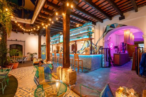 Shared lounge/TV area, Adra Hostel Boutique in Antigua Guatemala Shared lounge/TV area, Adra Hostel Boutique in Antigua Guatemala