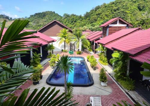 Swimming pool, Langkawi Anjung Villa in Mukim Kedawang Swimming pool, Langkawi Anjung Villa in Mukim Kedawang