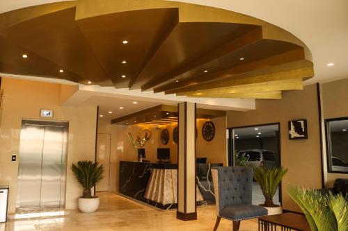 Lobby, Hotel West Plaza in Tijuana Lobby, Hotel West Plaza in Tijuana
