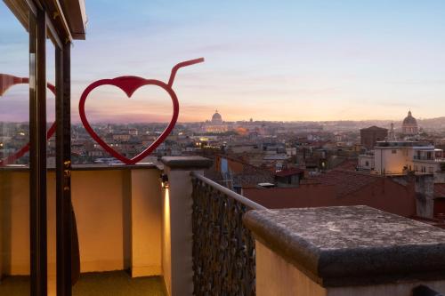 Balcony/terrace, Hotel Barberini in Trevi Balcony/terrace, Hotel Barberini in Trevi