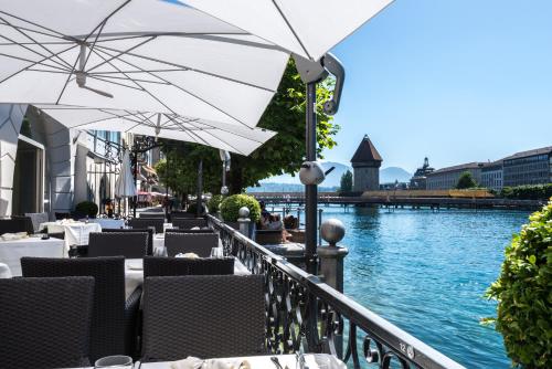 View, Hotel des Balances in Luzern View, Hotel des Balances in Luzern