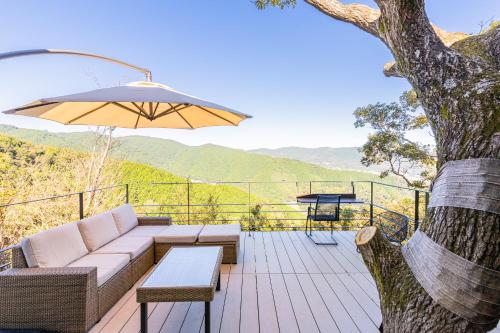 발코니/테라스, sky terrace Re T in 아타미 발코니/테라스, sky terrace Re T in 아타미