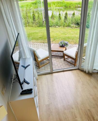 Erkély/terasz, Cozy apartment with terrace! in Sigulda Erkély/terasz, Cozy apartment with terrace! in Sigulda