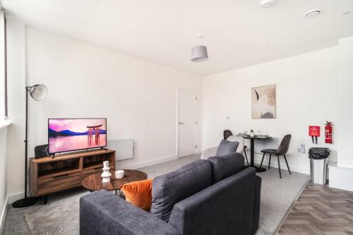 Smart 1 Bed Apartment in Central Wrexham in Врексхем Smart 1 Bed Apartment in Central Wrexham in Врексхем