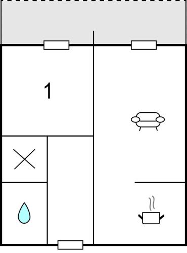 Floor plans, One-Bedroom Apartment In Helsingor in Helsingor Floor plans, One-Bedroom Apartment In Helsingor in Helsingor