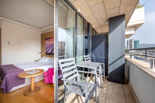 Balcony/terrace, Hotel Nelva in Murcia Balcony/terrace, Hotel Nelva in Murcia