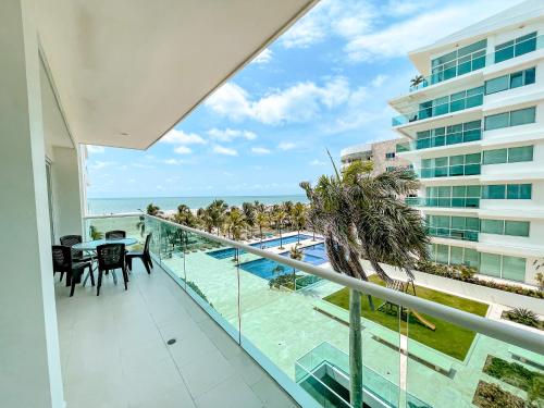 Balcony/terrace, Morros Suites Apartamentos in La Boquilla Balcony/terrace, Morros Suites Apartamentos in La Boquilla