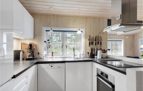 Kitchen, Holiday Home Savnæbban in Snogebaek Kitchen, Holiday Home Savnæbban in Snogebaek
