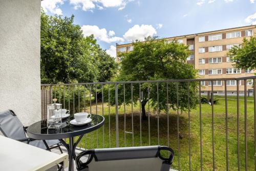 balkon/terras, Green Wheel Apartment - Świnoujście Centrum - by Rent like home (Green Wheel Apartment - Swinoujscie Centrum - by Rent like home) in Swinoujscie City Center balkon/terras, Green Wheel Apartment - Świnoujście Centrum - by Rent like home (Green Wheel Apartment - Swinoujscie Centrum - by Rent like home) in Swinoujscie City Center