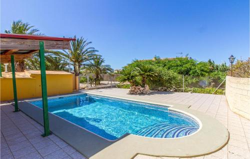 Swimming pool, Lovely Home In Denia With Wifi in Els Molins Beach Swimming pool, Lovely Home In Denia With Wifi in Els Molins Beach