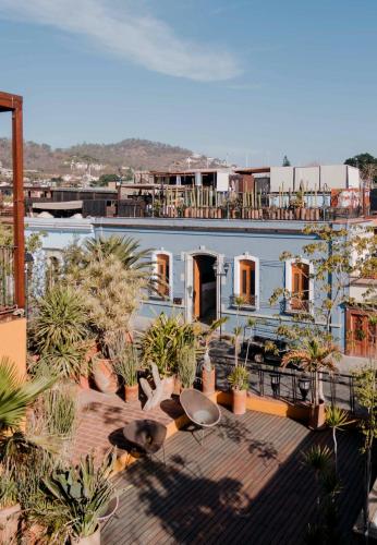 Exterior view, Hotel Los Amantes in Oaxaca Exterior view, Hotel Los Amantes in Oaxaca