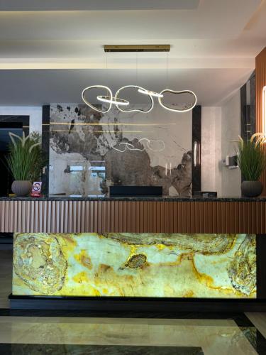 Lobby, ClubHotel 777 in Farghona Lobby, ClubHotel 777 in Farghona