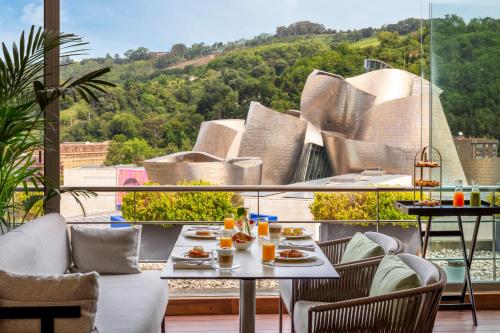 Erkély/terasz, Gran Hotel Domine Bilbao near Bilbao repülőtér Erkély/terasz, Gran Hotel Domine Bilbao near Bilbao repülőtér