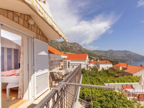 Erkély/terasz, Apartments and rooms with a swimming pool Mlini, Dubrovnik - 23441 in Brasina Erkély/terasz, Apartments and rooms with a swimming pool Mlini, Dubrovnik - 23441 in Brasina
