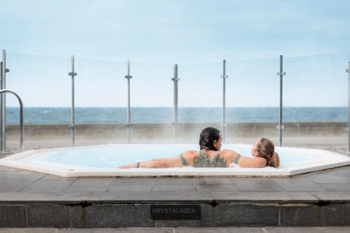 Bañera de hidromasaje, Griffen Spa Hotel in Bornholm Bañera de hidromasaje, Griffen Spa Hotel in Bornholm