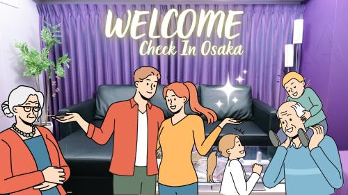 G3 ll 특별가격 전철역 도보3분 번화가의 조용한 2룸 퍼플하우스 침대4