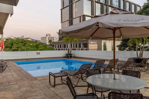 Вид, Plaza Blumenau Hotel in Блуменау Вид, Plaza Blumenau Hotel in Блуменау