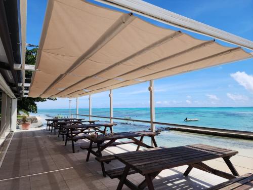 Restaurant, Hotel Hibiscus in Moorea Island Restaurant, Hotel Hibiscus in Moorea Island