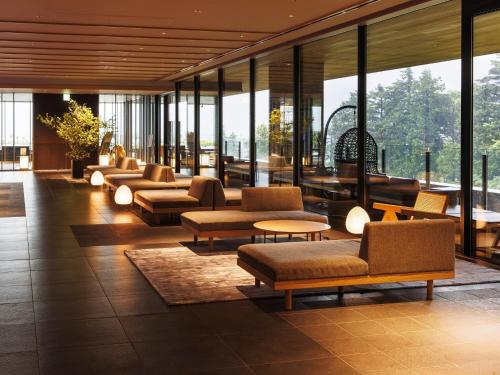 Lobby, Hakone Kowakien TEN-YU in Gora Lobby, Hakone Kowakien TEN-YU in Gora