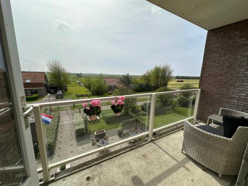 Balcony/terrace, Appartement 'Zeeblick' in Burgerbrug Balcony/terrace, Appartement 'Zeeblick' in Burgerbrug