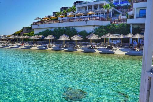 Strand, Delta Beach Resort Bodrum in Yalikavak Strand, Delta Beach Resort Bodrum in Yalikavak