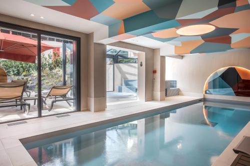 Svømmebasseng, Chalet Hotel Prieure in Chamonix-Mont-Blanc Svømmebasseng, Chalet Hotel Prieure in Chamonix-Mont-Blanc