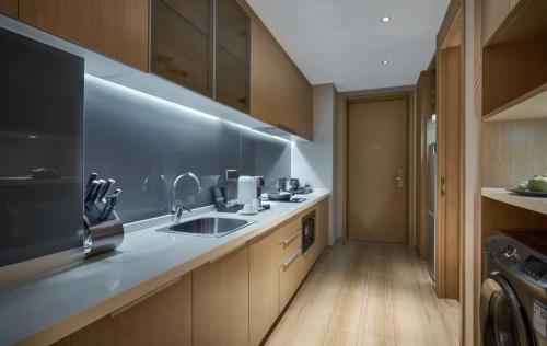 Kitchen, HongQiao Primus Residence Apartment - National Exhibition Center near National Exhibition and Convention Center Shanghai Kitchen, HongQiao Primus Residence Apartment - National Exhibition Center near National Exhibition and Convention Center Shanghai
