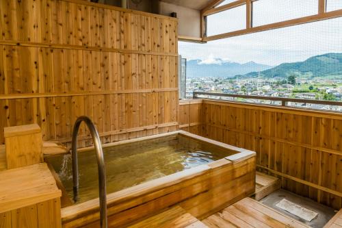 Open air bath, HOTEL KOHAKUEN in Yamanashi Open air bath, HOTEL KOHAKUEN in Yamanashi