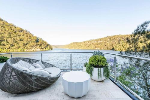 Balkon/teras, Calabash Bay Lodge in Berowra Balkon/teras, Calabash Bay Lodge in Berowra