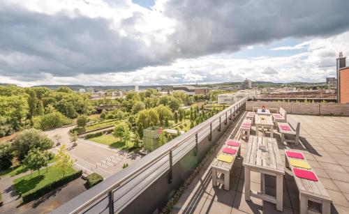 Balkon/Terrasse, Jugendherberge Heilbronn in Heilbronn Balkon/Terrasse, Jugendherberge Heilbronn in Heilbronn