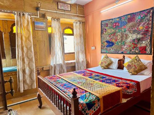 Bed, Little Prince Home Stay in Jaisalmer Bed, Little Prince Home Stay in Jaisalmer