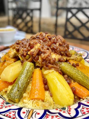 餐廳, Hotel Al Alba Hammam & Restaurant in 艾西拉 餐廳, Hotel Al Alba Hammam & Restaurant in 艾西拉