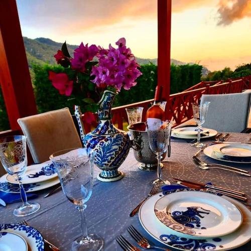 Balcony/terrace, Ultra Delux Private Villa Ekolia Bodrum in Dağbelen Balcony/terrace, Ultra Delux Private Villa Ekolia Bodrum in Dağbelen