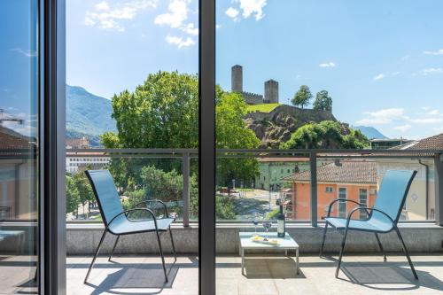 Kilátás, Hotel Unione in Bellinzona Kilátás, Hotel Unione in Bellinzona