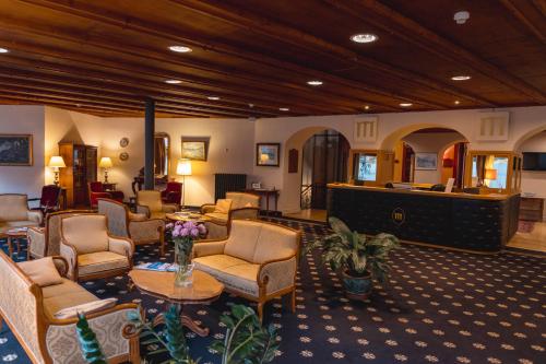 Lobby, Hotel Bernina 1865 in Samedan Lobby, Hotel Bernina 1865 in Samedan