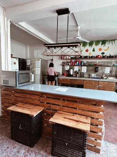 Kitchen, Sunset Hostel - Centro - in Zona Comercial Kitchen, Sunset Hostel - Centro - in Zona Comercial