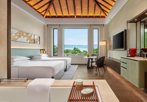 Park Hyatt Ningbo Resort And Spa in Dongqian Tó Negyed Park Hyatt Ningbo Resort And Spa in Dongqian Tó Negyed