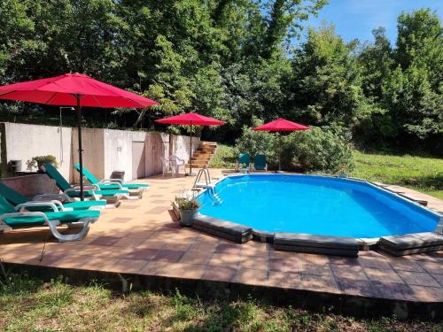 Casa-Palmeira-Quinta-da-Encavalada-relaxing-holiday-house-with-beautiful-view-and-swimmingpool in اوليفيرا دو هوسبتال Casa-Palmeira-Quinta-da-Encavalada-relaxing-holiday-house-with-beautiful-view-and-swimmingpool in اوليفيرا دو هوسبتال