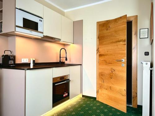 virtuve, Das WALDFRIEDE Appartement in Bedtacmansdorfa virtuve, Das WALDFRIEDE Appartement in Bedtacmansdorfa